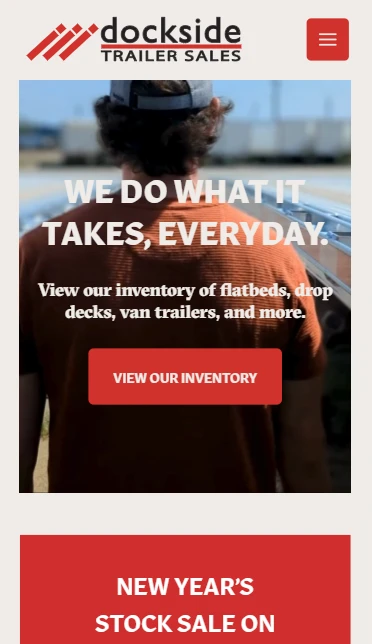 Dockside Trailers - Website Redesign