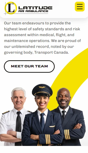 Latitude Air Ambulance - Website Redesign