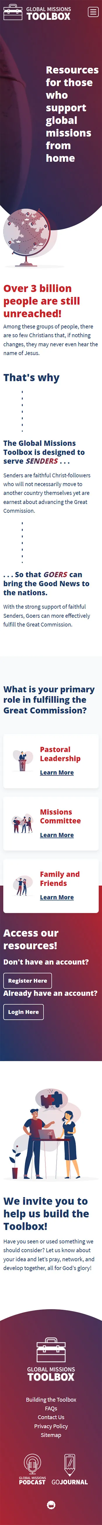 global missions toolbox website