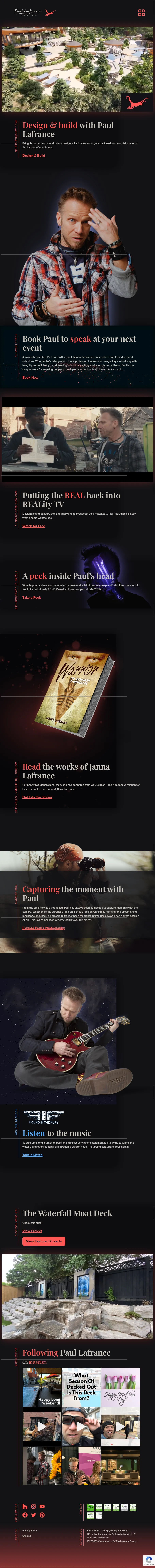 paul lafrance design website